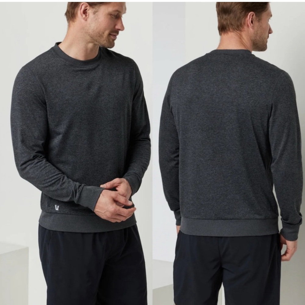 Men's Vuori Ponto Performance DreamKnit Crew (S)